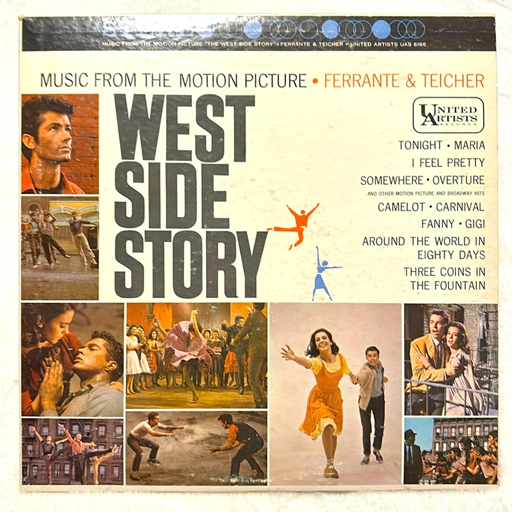 **6/$20** West Side Story Vinyl Record - United Artists Records Stereo UAS 6166